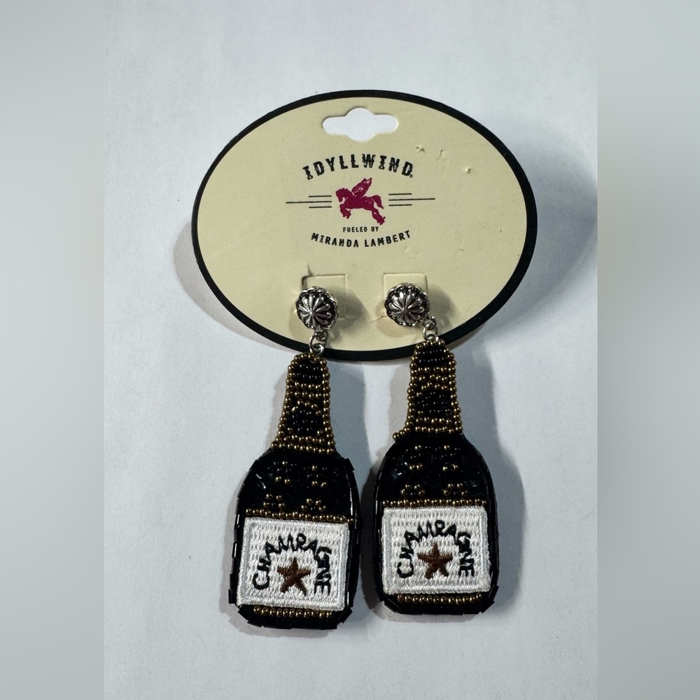Idyllwind Black and White Bottle Earrings